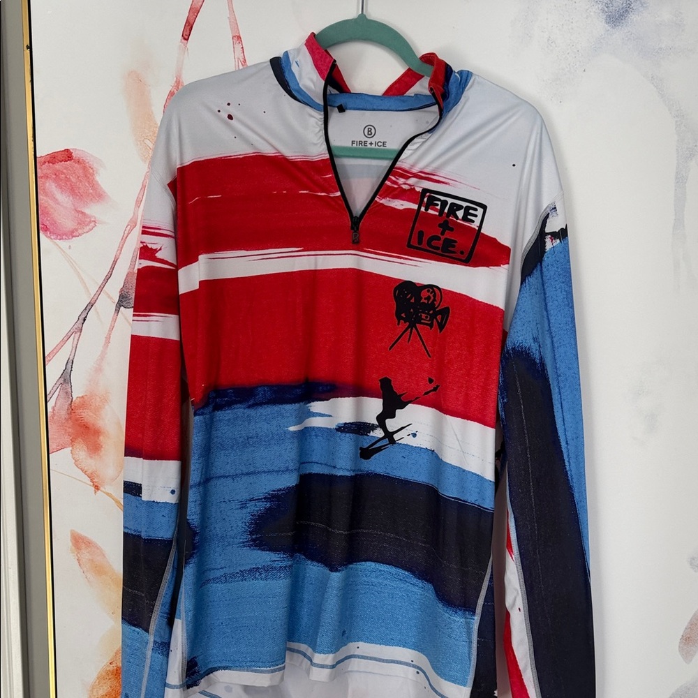 Bogner Fire + Ice Striped Long Sleeve Inner Layer XXL